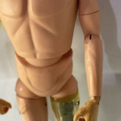 GI JOE Mike Powers 12” Action Figure Brunette Vintage Hasbro