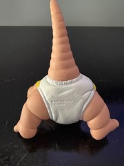Vintage DISNEY 1991 Dinosaurs 3″ Baby Sinclair Figure Waist Twist