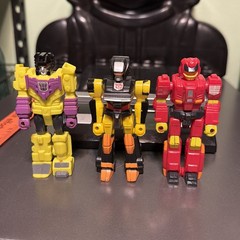 G1 Transformers Action Masters Lot Over-Run, Devastator & Jackpot Hasbro 1990