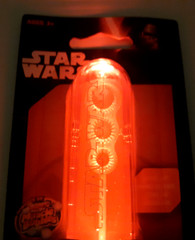 Lot of 2 Disney Star Wars Darth Vader Mini Lightsaber Bubbles 1oz Light Up Red
