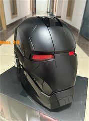 US STOCK Autoking Iron Man Full Black MK5 Helmet Electronic Voice Activated Mask