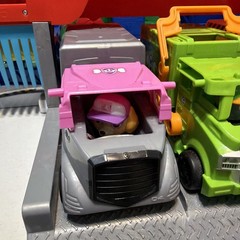 Paw Patrol Big Truck Pups HQ Truck Stop Lot With Trucks And Figures Working