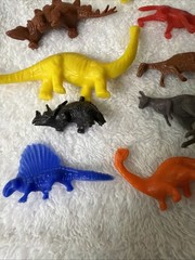 Dinosaurs Lot Of 16 Prehistoric Jurassic Figures Plastic Rubber Vtg 60’s 70’s