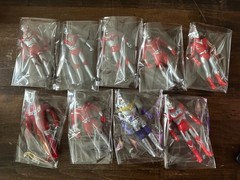 Lot of 9 Bandai Ultraman 5″ Figures Authentic Officially Licensed by Tsuburaya