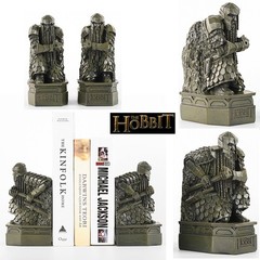 Hobbit The Lonely Mountain EREBOR Lord of The Rings Dwarf Bookends 1 Pair New