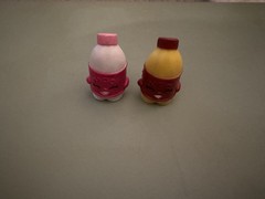 Shopkin Season 1 Bottle Flava Ava Set Of Two White And Pink And Brown & Yellow