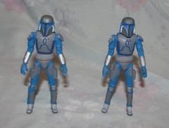 2010 Star Wars Clone Wars Mandalorian Warrior Lot of 2 Figures CW29