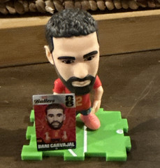 Zuru World Cup Ballers Dani Carvajal Soccer Figure w/ Stand & Trading Card