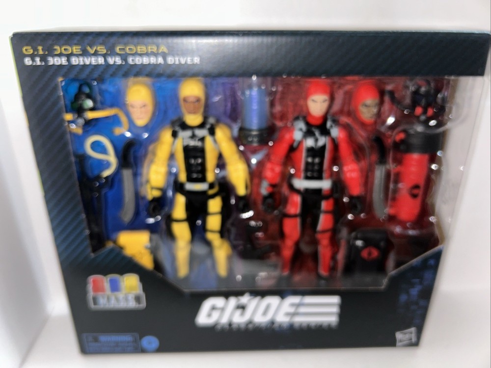 G.I. Joe Classified M.A.S.S. Device Gi Joe Vs Cobra Diver 2-pack New/Sealed #169