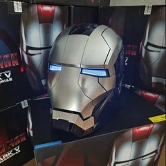 Autoking Iron Man Helmet MK5 1/1 Voice-controlled Mask Transform Cosplay Prop US