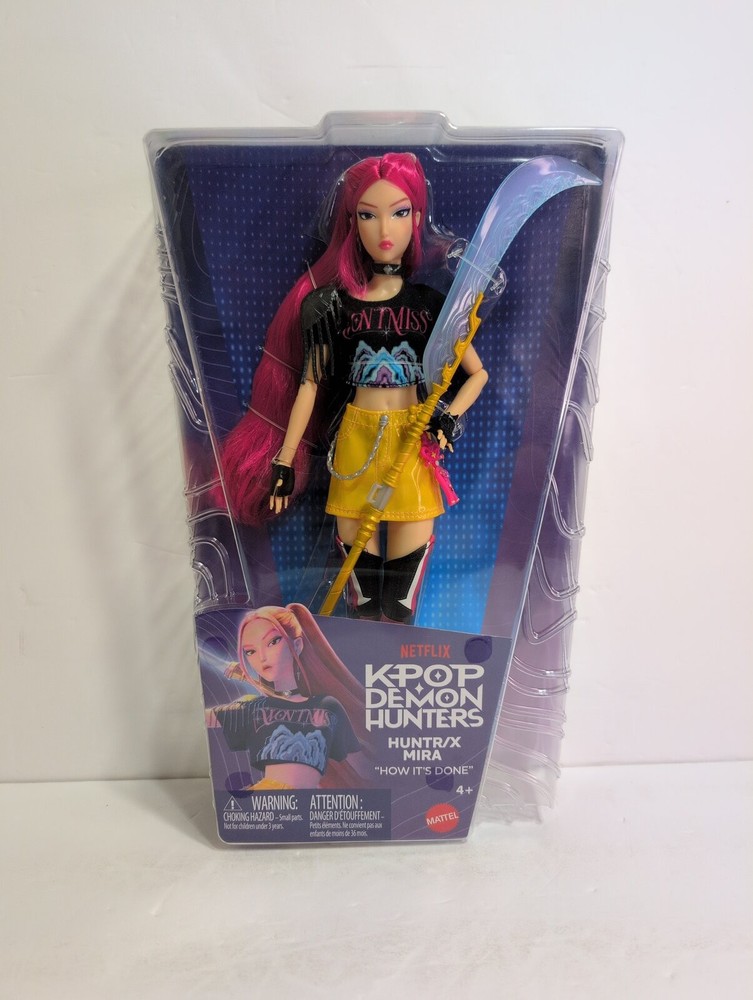 KPop Demon Hunters Huntrix Mira Doll HUNTR/X Mattel In Hand