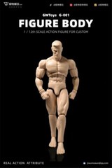 GWToys G001 1/12 Super Flexible Muscular Male Body w/Head 6″ Action Figure Doll
