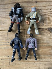 Star trek Next Generation Lot Figures Vintage Classic 1990s Lot Of 4