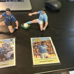 Kenner Soccer Figures: Ancelotti, Giannini, Bergomi, and Francini`