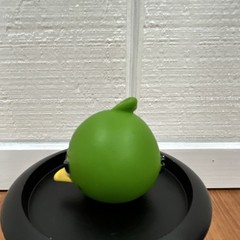 Angry Birds Hal Figurine Green Yellow Black Character Plastic Video Games 2”