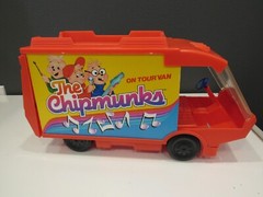 Alvin Chipmunks Touring Van Ideal CBS Toys Playset in box 1983