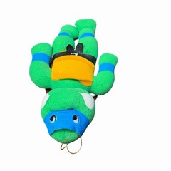 Vintage 1989 TMNT Leonardo Plush 8″ ACE Novelty Mirage Studios Ninja Turtles
