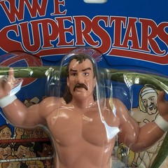 2026 WWE Mattel Superstar LJN Jake The Snake Robert’s Retro Blue Card Figure