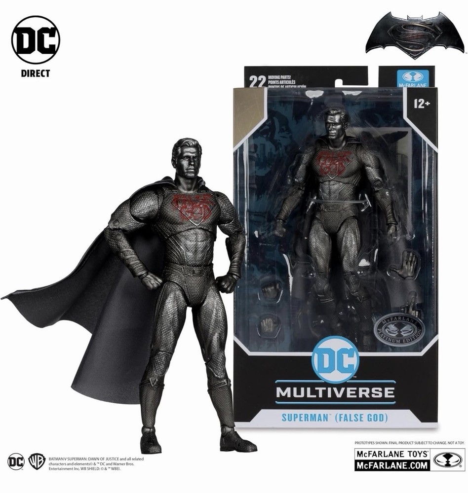 DC Multiverse Superman False God Chase Platinum Edition McFarlane Toys New