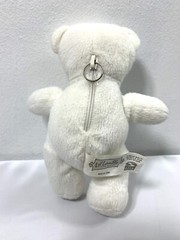 2006 Lil Luvables White Bear Spin Master Toy Teddy Fluffy Factory Hide Pocket