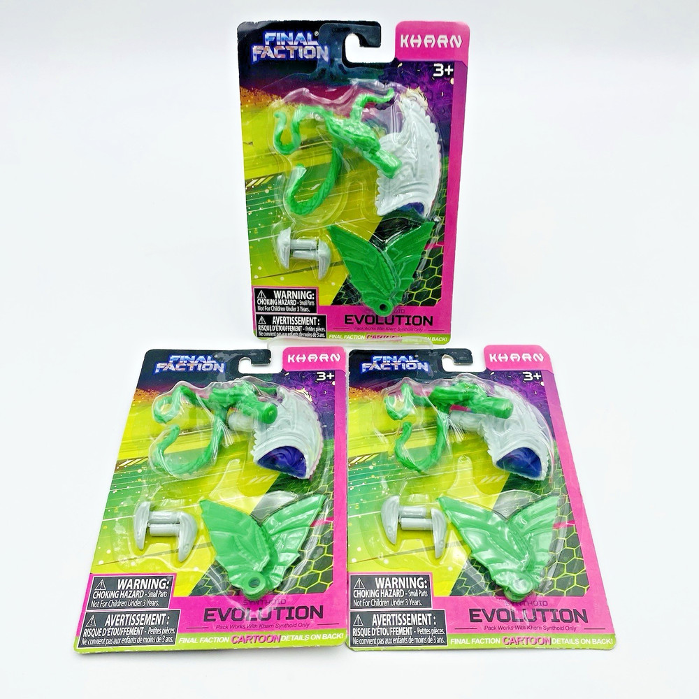 Final Faction Evolution Kharn Synthoid Action Figure Accessory Pack Lot – Sealed