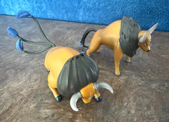 TAUROS a Wild Bull Pokemon – Set of Two (different poses) – by BANDAI – NEW