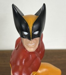 1990 X-Men Wolverine Coin Bank Soft Vinyl Piggy Bank X-Men Vintage Usa Marvel