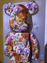 Medicom BE@RBRICK Mika Ninagawa Rose 400% and 100% set Bearbrick