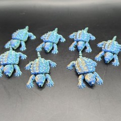 2″ Baby Snapping Turtle Figure 3D Printed Novelty Multi Color – 1PC