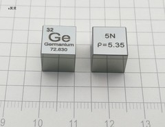 10mm Germanium Metal Density 99.99% Cube Element Periodic Table Collection 1 Pcs