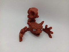 retro pukamarin space creature figure from flight of the navigator 1986 movie