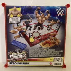 ~ NIB WWE Knuckle Crunchers 3” BROCK LESNAR Figure & Rebound Ring 2024 Mattel