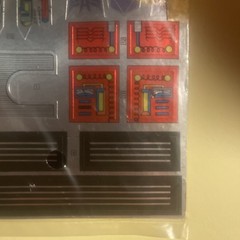 Sealed Transformers G1 MEGATRON STICKER SHEET & INSERT. EXTREMELY RARE