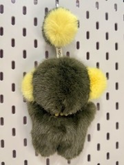 NEW Custom Made Monsters GREEN YELLOW PANDA BEAR Plush Pendant Doll