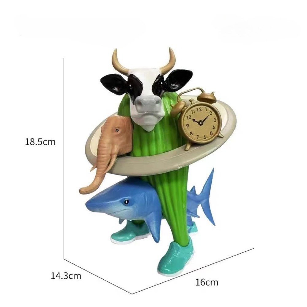 Italian Tung Tung Tung Sahur Figurine Model Tralalero Tralala Brainrot Monster
