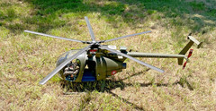 21st Century GI Joe 12″ 1/6 scale Ultimate Soldier Loach helicopter, COMPLETE