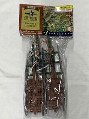 AMERICAN CIVIL WAR CANNON & LIMBER FIGURE SET