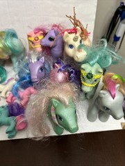 My Little Pony G1 80s 90s 2000s Huge Lot Of 31 Babies Adults Seahorse Miniatures