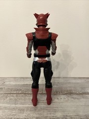 Red Silver Armored Action Figure Power Rangers Style Toy 12” Superhero