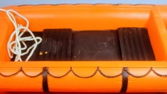 VTG 1998 35th Anniversary GI Joe Challenge At Hawk River Raft G.I. Joe Orange