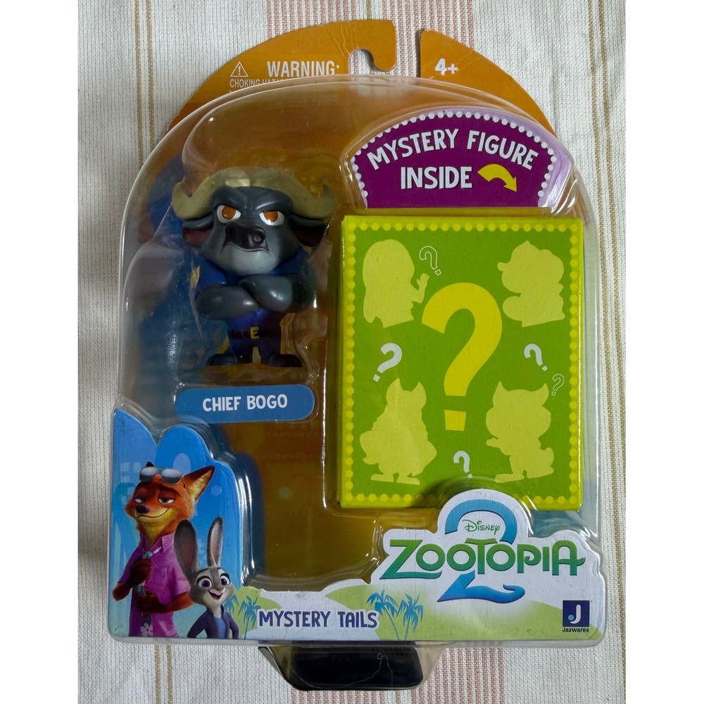 Disney Zootopia 2 Mystery Tails Chief Bogo & Mystery Figure 2-Pack Jazwares NEW