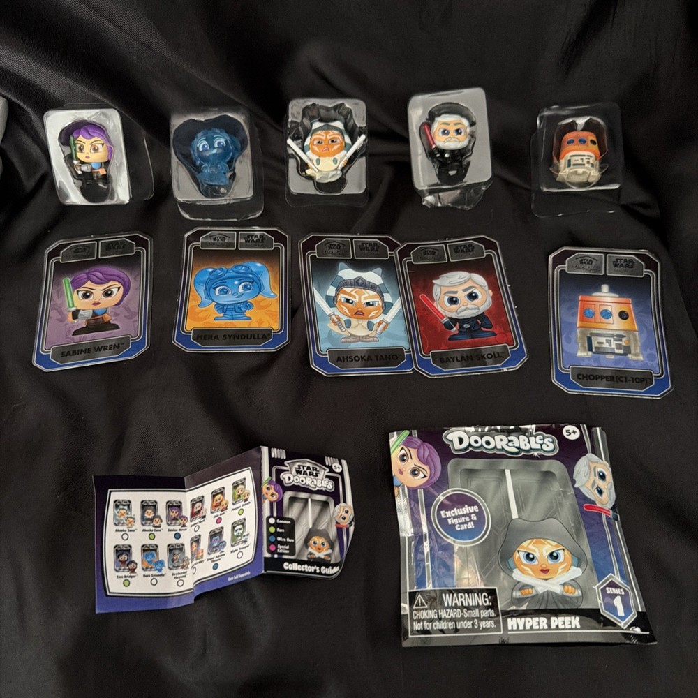 Disney Star Wars Doorables Hyper Peek Figure Lot of 5 FEATURING SABINE WREN