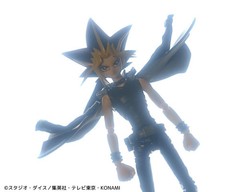 Kaiyodo Revoltech Yami Yugi -Yu-Gi-Oh! Duel Monsters- with Bonus Parts New