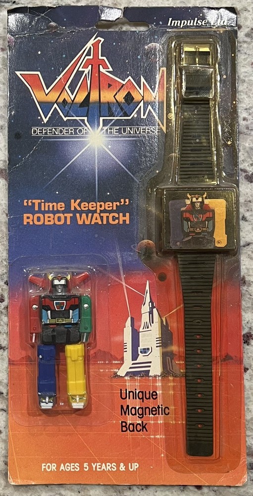 1985 Voltron Impulse, LTD Time Keeper Robot Watch New In Original Sealed Package