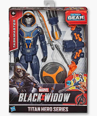 Marvel Black Widow Titan Hero Blast Gear Taskmaster 12″ Hasbro Collectible