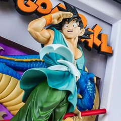 Bandai Tamashii Art Dragon Ball Son Goku & Dragon Three Dimensional Painting New