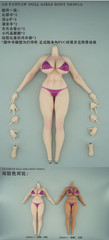 PawPawDoll DK001A 1/6 Pale Sexy Plump Large Bust Flexible Female Body Figure Toy