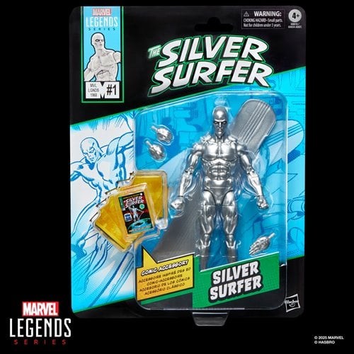 IN STOCK! Fantastic Four Marvel Legends Series Silver Surfer 6″ AF BY HASBRO