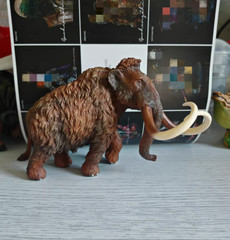 TNG Mammonteus Primigenius Model Elephant Animal Figure Toys Decor Xmas Gift