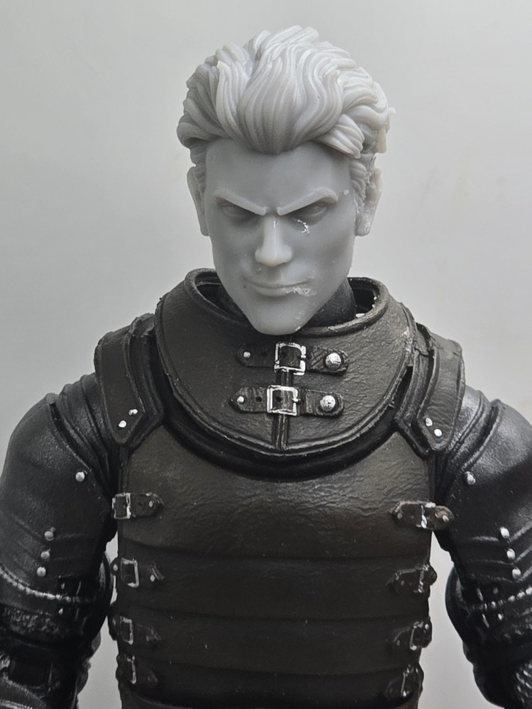 3d Printed UNMASKED MARK HEAD #2 1.0 For Mythic Legions 1/12 Figure